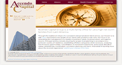 Desktop Screenshot of accendocapitalgroup.com